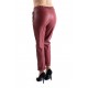 Pantaloni Piele Ecologica Grena Scarlett Marime Mare Pantaloni Piele Ecologica Grena Scarlett Marime Mare
